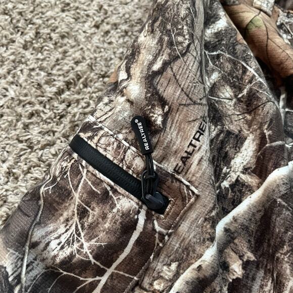 Realtree Hunting Cargo Pants Elastic Waist Camo Pants, Size Large Mens Sports - Picture 10 of 14